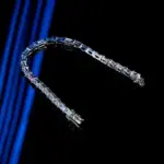 14-21cm joyería de plata maciza regalo pavé ajuste 3*5mm rectángulo impresionante circón cúbico Real 925 joyería fina pulsera de tenis 4 14-21cm joyería de plata maciza regalo pavé ajuste 3*5mm rectángulo impresionante circón cúbico Real 925 joyería fina pulsera de tenis 4