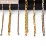 Pulseras hombre de acero inoxidable de alta calidad para mujer y hombre, regalos originales para mujer,cadenas de eslabones cubanos, pulsera de muñeca para pareja, regalos de joyería,pulsera plata,navidad 6