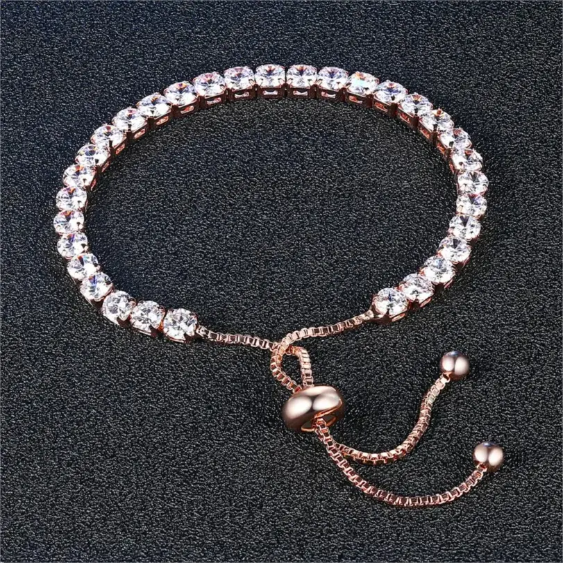 ✨ Pulsera Tennis "Gema Natal" – Ajustable y Personalizada con Circonia 4