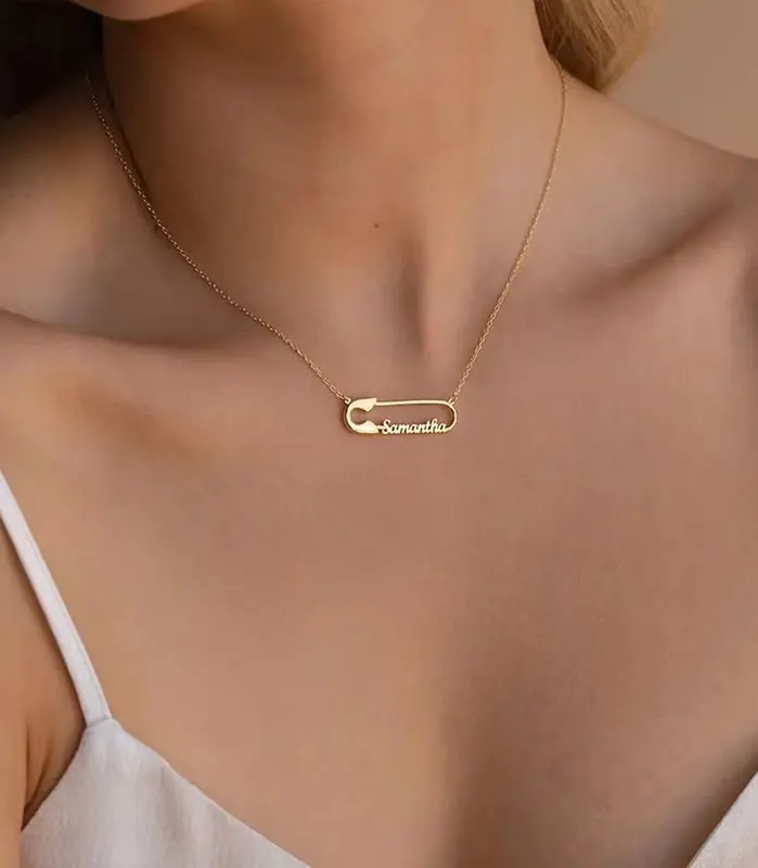 ✒️ Collar "Identity Paperclip" – Personalizado en Acero Inoxidable 1