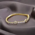 🍀 Pulsera Tennis "Trébol de la Suerte" – Circonia 4mm y Diseño Unisex 5