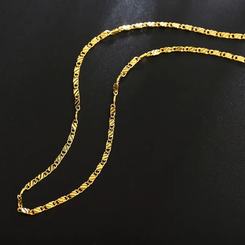 ✨ Collar "Essential Curb" – Plata .925 y Oro 18K (2mm) 5