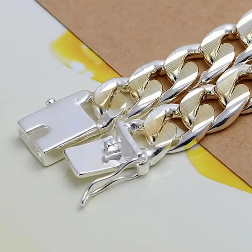 💎 Pulsera "Noble Titan" – Plata .925 Sólida (8mm / 10mm) 4