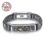🐲 Pulsera "Eternal Fortune Pixiu" – Plata S925 Sólida Retro 1