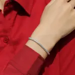 pulsera de tenis de moissanita de 3-6,5mm para mujer, cadena de tenis de moissanita Original de Plata de Ley 925 para hombre, nuevo 2025 5