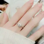 Anillo NeeTim de moissanita de 0,5-5 quilates para mujer, Plata de Ley 925 con chapado en oro blanco, joyería de compromiso con diamantes de laboratorio para boda 6