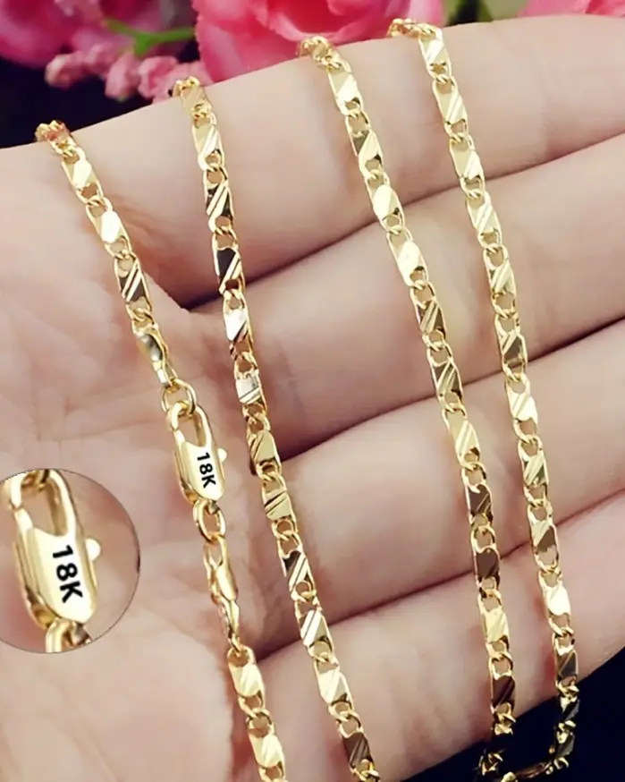 ⚓ Collar "Mariner Noble 18K" – Plata .925 y Oro de 18 Quilates 1