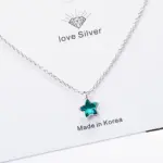 🌟 Collar "Blue Celestial Star" – Plata .925 y Cristal Luxury por GaaBou 1