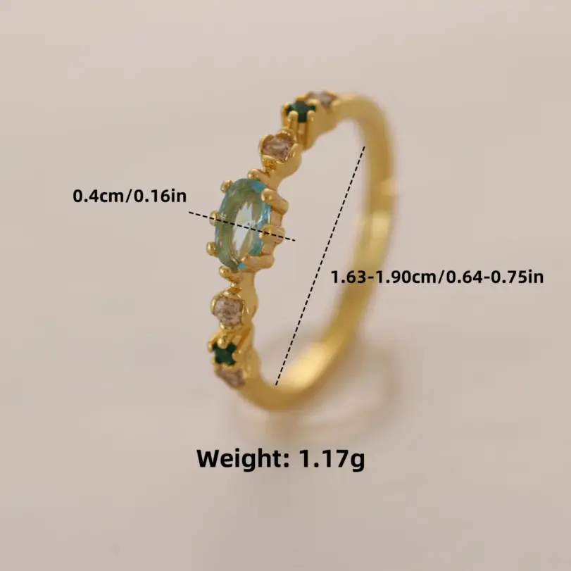 Anillo de plata de ley S925 para mujer: circón de arte brillante con incrustaciones, chapado en oro de 18 quilates, joyería de regalo elegante 6
