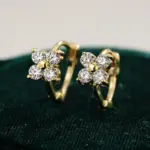 Pendientes 100% de oro auténtico de 18k, diseño clásico lujoso, pendientes de diamantes de 1 quilate, certificado de moissanita y GRA, alta joyería 1