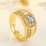Anillo de oro puro 24K de alta gama con diseño de la Torre Eiffel, anillo de pareja ajustable para hombre y mujer, joyería de oro. 3 Anillo de oro puro 24K de alta gama con diseño de la Torre Eiffel, anillo de pareja ajustable para hombre y mujer, joyería de oro. 3