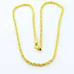 🌪️ Collar "Twisted Rope 3mm" – Oro 18K Estética Y2K & Timeless 4