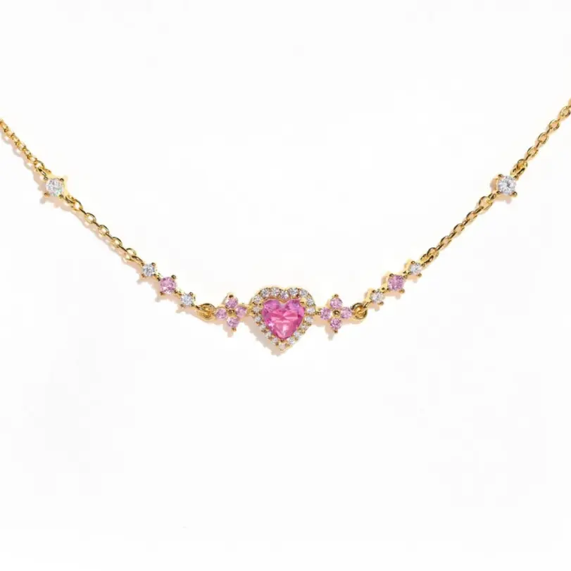 🎀 Pulsera "Pink Bow Dream" – Lazo de Cristal Rosa y Oro 18K 3