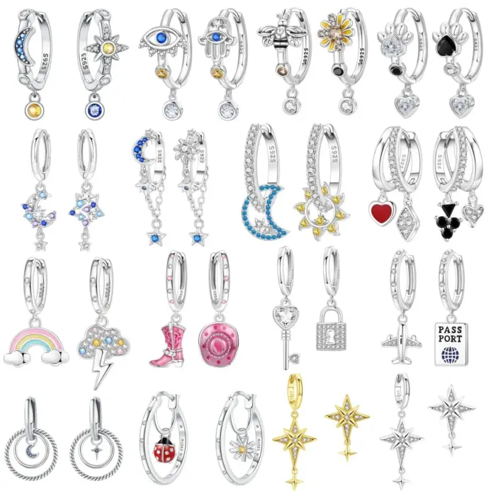 ✨ Pendientes "Asymmetric Muse" – Plata S925 (Edición Original MISEFF) 1