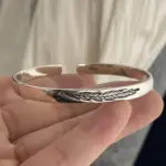 🌿 Pulsera "Antique Bloom S925" – Plata Sólida Grabada a Mano 5
