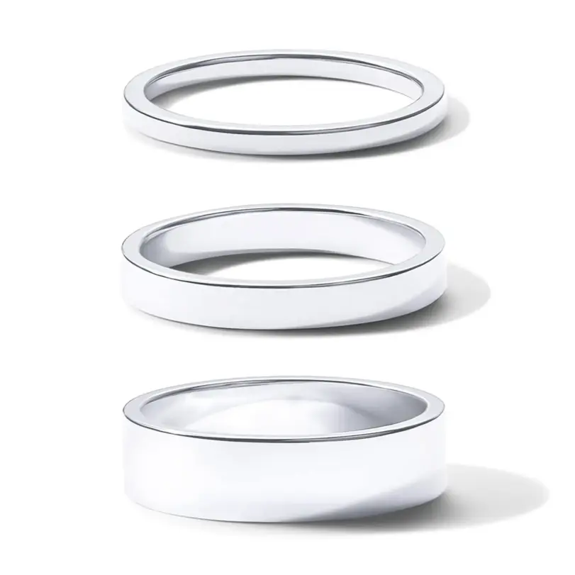 anillos apilables rellenos de oro de 18 quilates para mujer, conjunto de 3 anillos chapados en oro apilables minimalistas a la moda, anillo cómodo para mujer 5