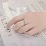 Anillo chapado en oro Color moda mujer Simple pareja anillo de boda joyería de compromiso regalo 6