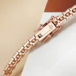 Serenity-pulsera de tenis de moissanita para hombre y mujer, Color oro rosa, 3mm, 4mm, 5mm, plata de ley S925, cadena de mano con diamantes de laboratorio brillantes 4