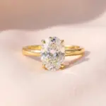 Preciosos anillos de piedra ovalados brillantes de circón de Plata de Ley 925 para mujer, compromiso, boda, regalo de joyería fina de alta calidad de lujo 4