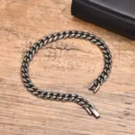 ⛓️ Pulsera "Steel Sovereign" – Acero Antiguo Estilo Dome 6