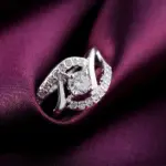 anillos de diamantes de circón brillante de Plata de Ley 925 para mujer, regalos de fiesta de boda, joyería fina, anillos de compromiso 2