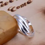 Envío gratis para mujer, boda, hermoso encanto, moda para mujer, 925 anillos de plata esterlina, joyería, bonito regalo para amante 5