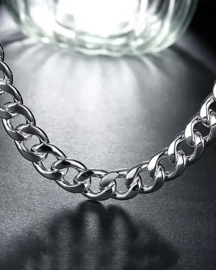 💎 Collar "Silver Titan 10mm" – Plata .925 de Alto Impacto 2