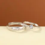 Anillos de pareja de Príncipe Rosa de Color plateado para mujeres y hombres, nueva moda, anillo para amantes del compromiso del amor para siempre, regalos de joyería para el Día de San Valentín 4