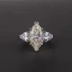 OEVAS, 100% Plata de Ley 925, anillos de boda brillantes de 8x14mm con topacio y diamantes de alto contenido de carbono para mujer, joyería fina para fiesta, venta al por mayor 4
