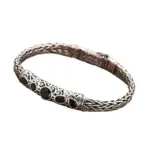 💎 Collar "Black Diamond Geometry" – Estilo Vanguardista Hecho a Mano 6