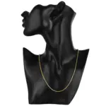 🐍 Collar "Liquid Gold Snake" – Plata .925 y Oro 18K (1mm) 4