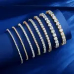Pulsera de Plata de Ley 925 con Moissanita de 0.1ct, 3mm, D VVS1, con Certificado GRA, para Mujer, Brillante, para Bodas y Fiestas, Joyería Fina 6