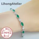 💚 Pulsera "Esmeralda Imperial" – Plata de Ley .925 y Circonia Green 5