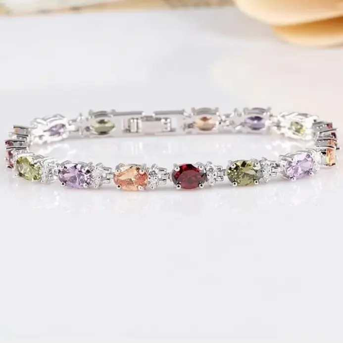 💍 Pulsera "Gala Eterna" – Plata de Ley .925 y Circonias Premium 1