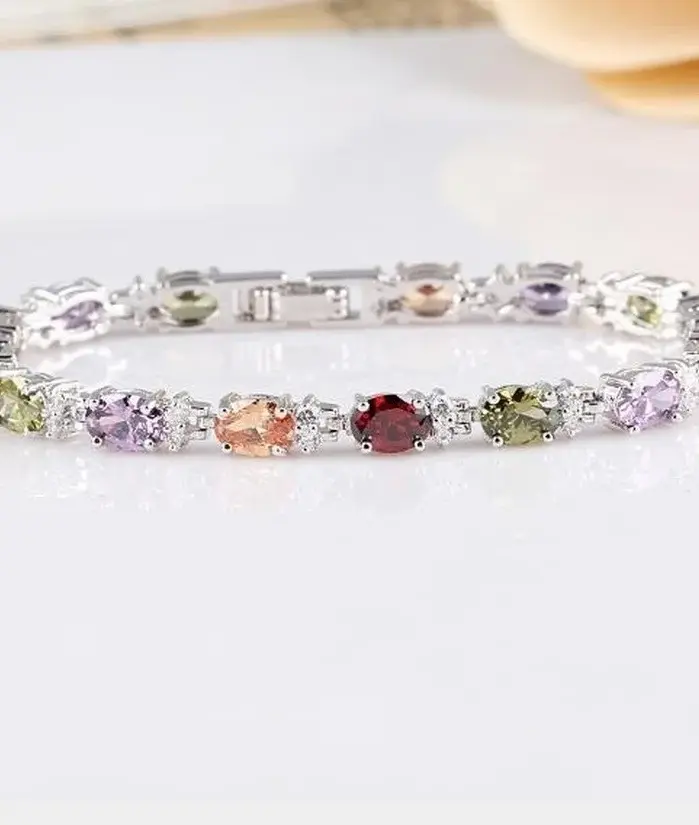 💍 Pulsera "Gala Eterna" – Plata de Ley .925 y Circonias Premium 1