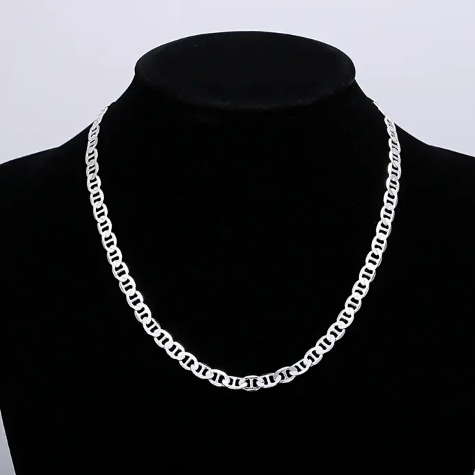 💎 Collar "Classic Silver 6mm" – Plata .925 de Diseñador 1