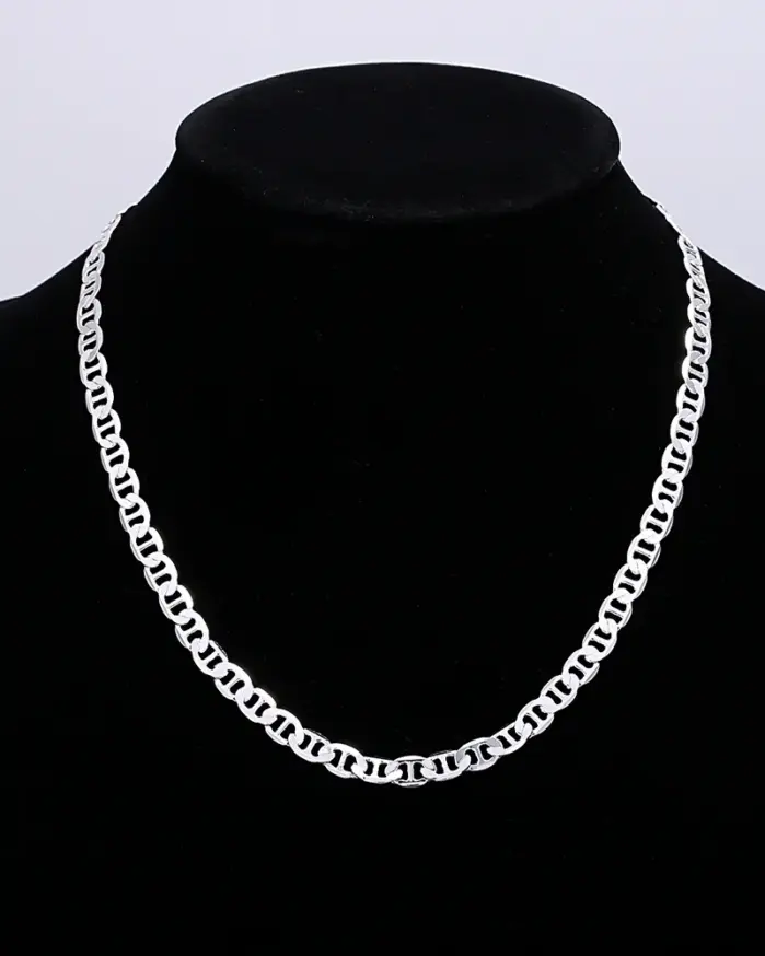 💎 Collar "Classic Silver 6mm" – Plata .925 de Diseñador 1