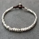 Pulsera de cuentas de plata 925 hecha a mano, pulsera con botón para hombre, cuentas de oración de Ramadán, regalo de vacaciones de meditación para mujer, uso diario 3