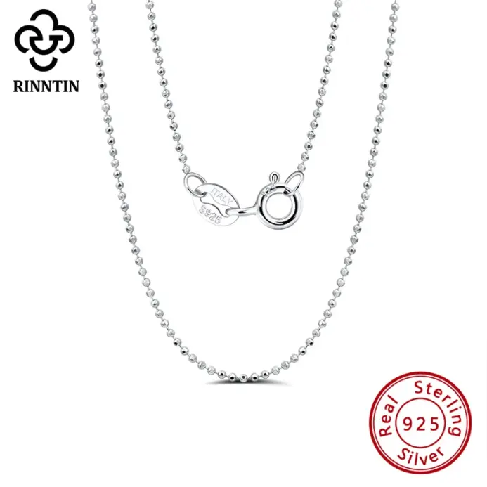 🔘 Collar "Pure Sphere 1.2mm" – Plata .925 Hecha a Mano 1