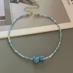 Collar Gargantilla Geométrico Romántico y Lindo para Mujer, Novedoso y Moderno, Regalo, Collar de Cuentas, Joyería de Moda 6
