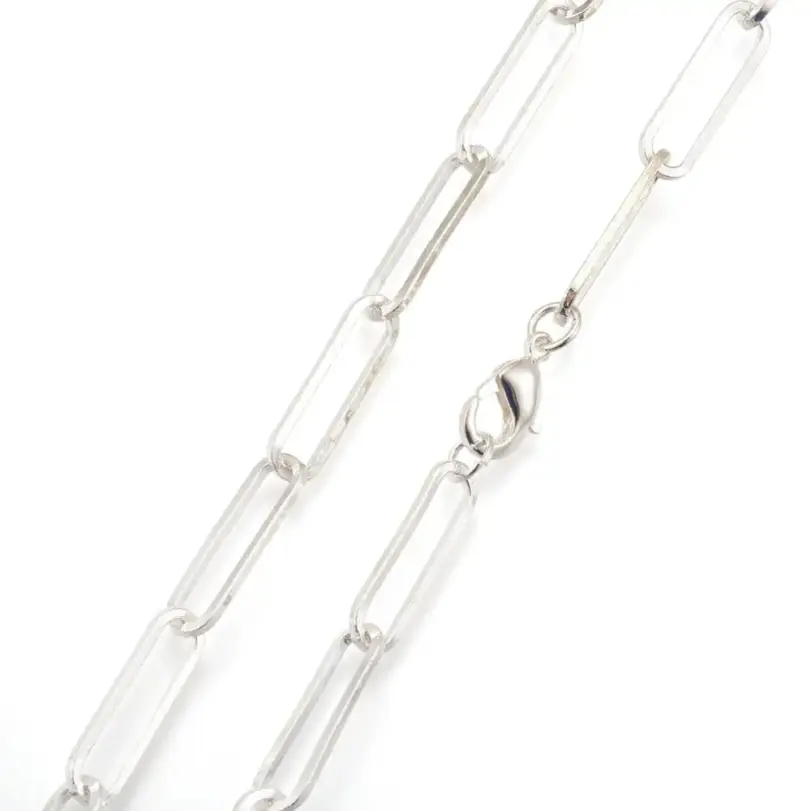 🔗 Collar "Cable Link" – Acero 316L Estilo Industrial 50cm 5