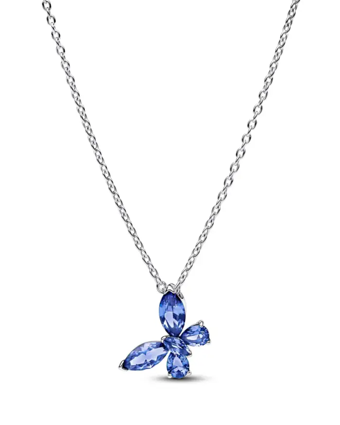 Deslumbrante exquisito encanto joyería de mujer regalo de fiesta de cumpleaños Plata de Ley 925 circón Luna Bowknot collar de corazón Circular 2