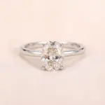 Preciosos anillos de piedra ovalados brillantes de circón de Plata de Ley 925 para mujer, compromiso, boda, regalo de joyería fina de alta calidad de lujo 5