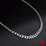 Collar plano de Plata de Ley 925 de 2MM, cadena para mujeres y hombres, joyería para fiesta y boda, regalo 3