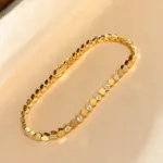 2026 nuevo estilo 100% Plata de Ley 925 pulseras de panal 18K chapado en oro pavé AAA pulsera de Zircconia para mujer joyería fina 1