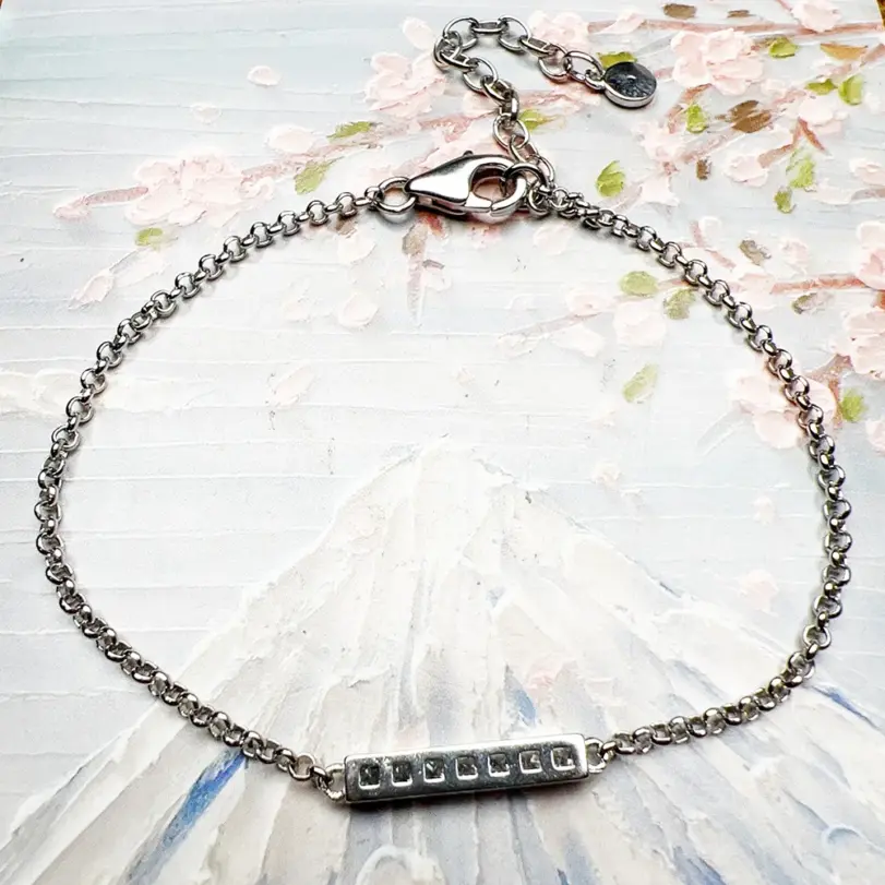 🏛️ Pulsera "Minimalist Europe" – Plata de Ley .925 y Circonias White 5