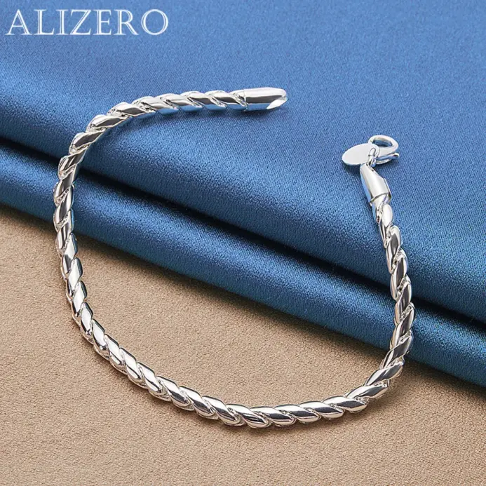 🌪️ Pulsera "Silver Rope Essential" – Plata S925 (4 mm) 1
