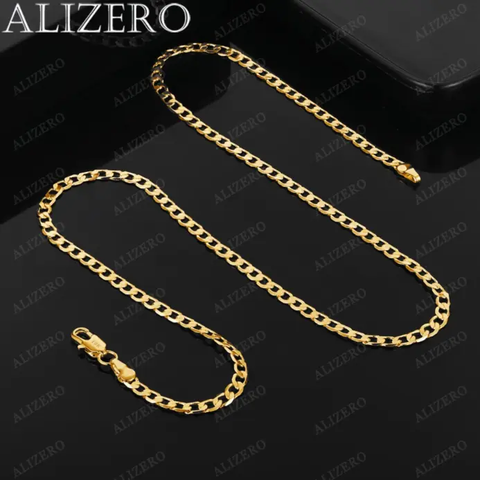 🏛️ Collar "Curb Classic Elite" – Cadena Lateral de 4mm en Oro 18K 1