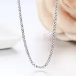 🍿 Collar "Stellar Popcorn 1.5mm" – Plata .925 Italiana 5