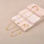 🍀 Pulsera "Trébol de Luz" – Acero 316L, Oro 18K PVD e Impermeable 6